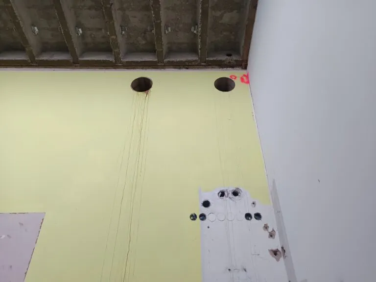 Bohrung in Wand oder Decke