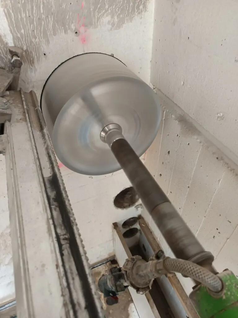 Bohrtechnik im Arbeitsbereich
