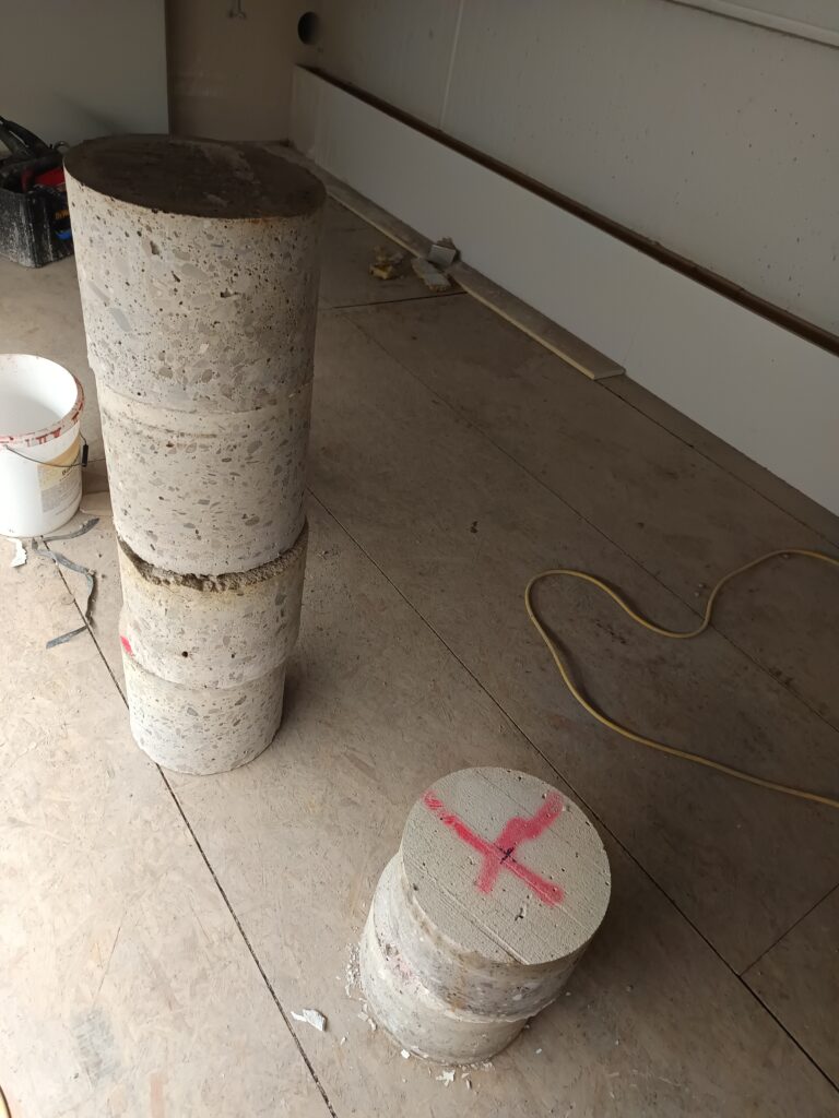 Bohrkerne Ø300 aus Stahlbeton